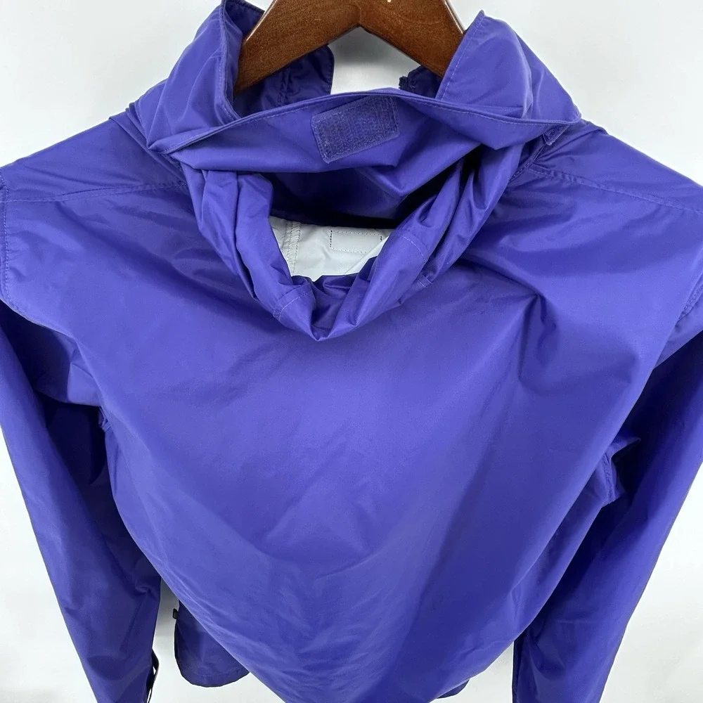 Cabela's 4Most Repel Womens Medium Rain Windbreaker‎ Jacket Hood Purple Gorpcore